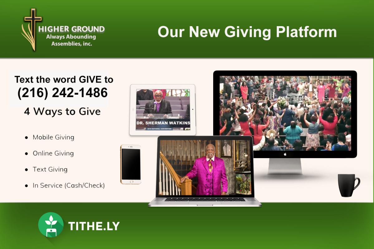 Our New Giving Platform